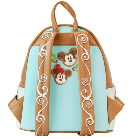 NEW Loungefly Disney Mickey and Minnie Ice Skating Holiday (Scented) - Picture 3 of 7